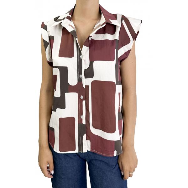 Camicia con forme geometriche
